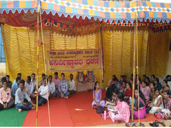 ಶಿರಸಿಯಲ್ಲಿ ಪ್ರತಿಭಟನೆ