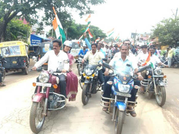ಚಿಕ್ಕಮಗಳೂರಿನಲ್ಲಿ ತಿರಂಗ ಯಾತ್ರೆ