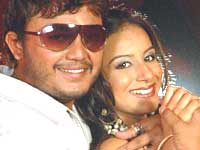Ganesh and Sanjana Gandhi in Mungaru Male