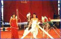 Performing Girls of Rajkamal circus 