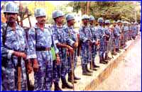 Datta jayanthi :Tight police security in Chickmagalur