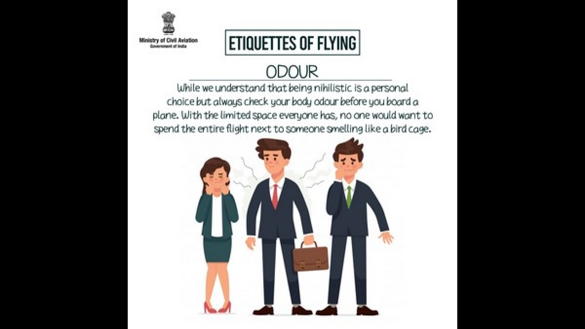 ವಿಮಾನ ಹತ್ತುವ ಮುನ್ನ ಡಿಯೋಡರೆಂಟ್ ಬಳಸಿ ವಿಮಾನಯಾನ ಸಚಿವಾಲಯ ಸಲಹೆ Use