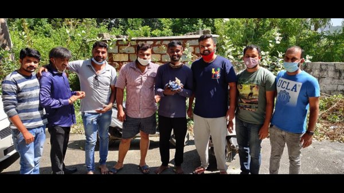 ಕೊಳಚೆ ಪೈಪ್ ನಲ್ಲಿ ಸಿಲುಕಿದ್ದ ಬೆಕ್ಕನ್ನು ರಕ್ಷಿಸಿದ "ಜಿಎಚ್ಆರ್ ತಂಡ