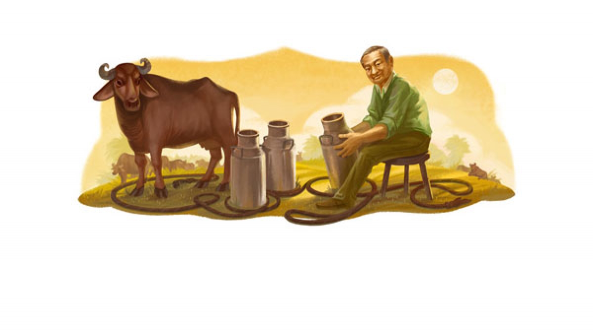 ಕುರಿಯನ್ ಗೆ ಡೂಡ್ಲ್ ನಮನ