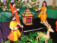 Ramayana story through dolls
