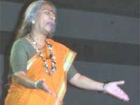 B. Jayashri singing theatre song