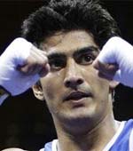 Vijender Kumar of India enter semifinal in boxing