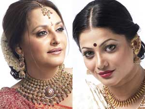 Actress Jayaprada and Minal Patel