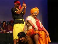 A scene from Jokumarswamy kannada play
