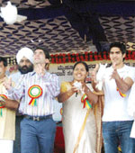 Abhinav Bindra inaugurating Dasara sports event