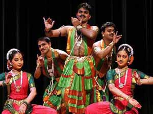 Blind Buse Gowda and his bharatanatya partners