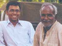 Govind Jaiswal with his father