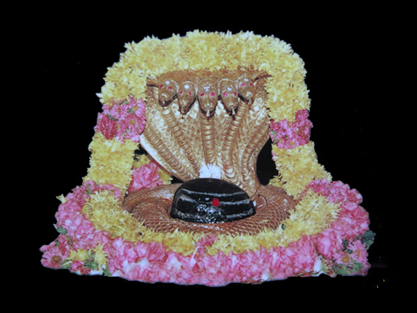 ಬೆಳ್ಳಿಯಲ್ಲಿ ತಯಾರಿಸಿದ ಲಿಂಗದ ಪೂಜೆ