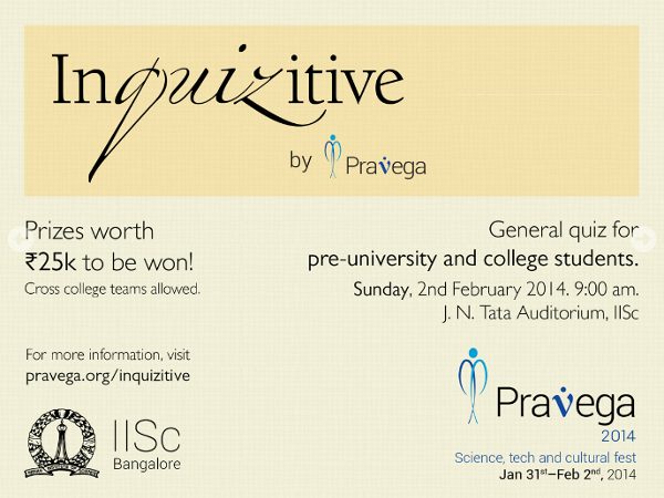 Inquizitive -quizzing ಕಾರ್ಯಕ್ರಮ