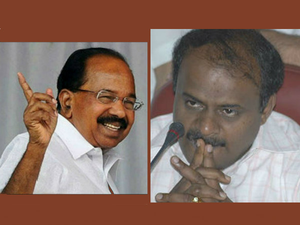 ಚಿಕ್ಕಬಳ್ಳಾಪುರ: ವೀರಪ್ಪ ಮೊಯ್ಲಿ vs ಎಚ್ ಡಿ ಕುಮಾರಸ್ವಾಮಿ