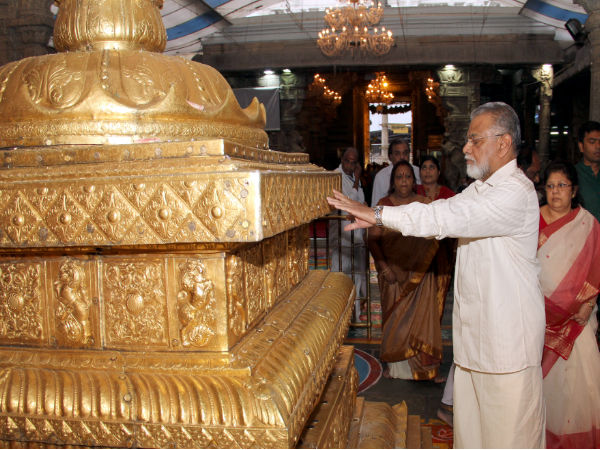 ತಿಮಪ್ಪನ ದರ್ಶನ ಪಡೆದ ಇಸ್ರೋ ಚೇರ್ಮನ್