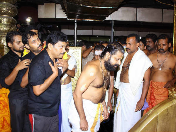 ಅಯ್ಯಪ್ಪನ ದರುಶನಕ್ಕೆಂದು ಬಂದ ಕೇರಳ ನಟ