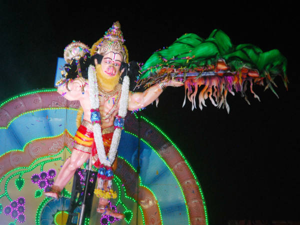 ರಾಮನಿಗಾಗಿ ಸಂಜೀವಿ ಬೆಟ್ಟ ಹೊತ್ತೊಯ್ದ ಆಂಜನೇಯ