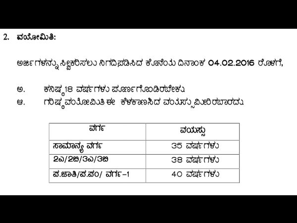 ವಯೋಮಿತಿಯ ವಿವರಗಳನ್ನು ನೋಡಿ