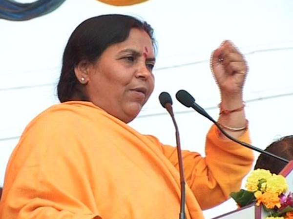ಉಮಾಭಾರತಿ ಆಗಮನ