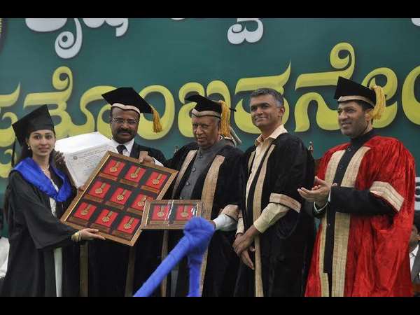 ಧಾರವಾಡ ಕೃಷಿ ವಿವಿ ಘಟಿಕೋತ್ಸವ: ಚೈತ್ರಾ ಭಟ್ ಚಿನ್ನದ ಹುಡುಗಿ