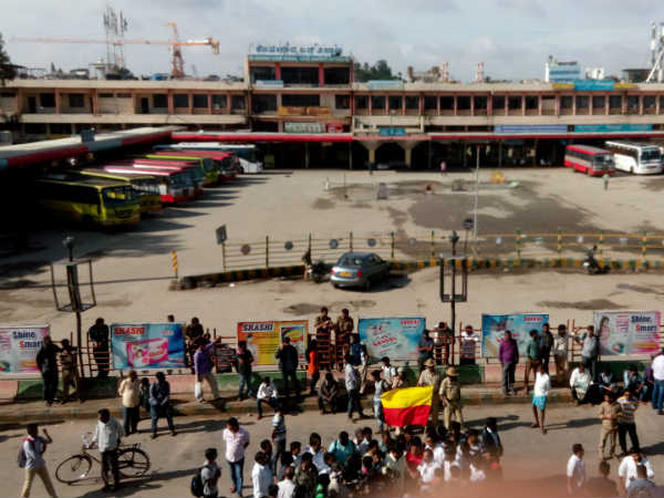 ಮೆಜೆಸ್ಟಿಕ್ ಬಸ್ ನಿಲ್ದಾಣ ಖಾಲಿ