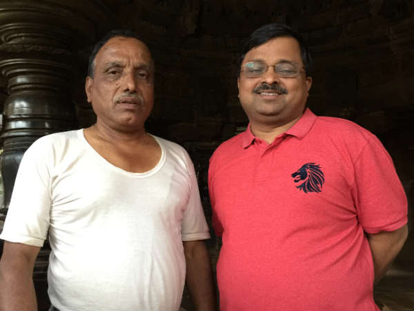 ಬಸದಿಯ ಅರ್ಚಕ ಮಹಾವೀರ ಉಪಾಧ್ಯ