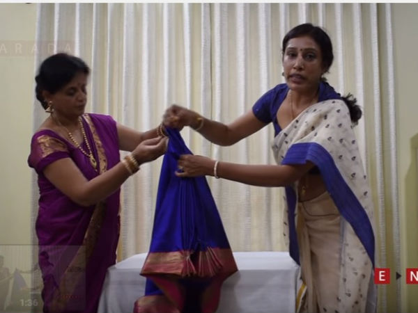 ಸೀರೆ ಸಿದ್ಧಮಾಡಿಕೊಳ್ಳಿ