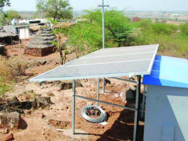 ಸೋಲಾರ್ ದೀಪ ಆಸರೆ