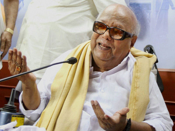 ಕರುಣಾನಿಧಿ ಝಡ್ ಪ್ಲಸ್ ಬಗ್ಗೆ ಪರಿಶೀಲಿಸಬೇಕಿದೆ!