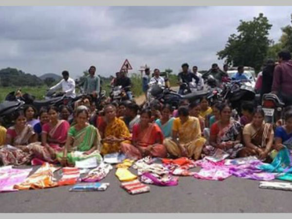ಸೀರೆ ವಿತರಣೆಯಲ್ಲಿ ಭಾರಿ ಅವ್ಯವಹಾರ