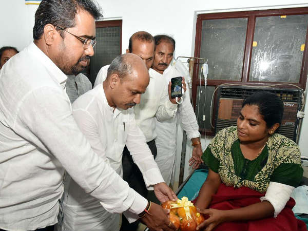 ಆರೋಗ್ಯ ವಿಚಾರಿಸಿದ ಸಚಿವರು