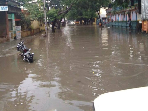 ಬೆಂಗಳೂರು ನಗರದಲ್ಲಿ ಸುರಿದ ಮಳೆ