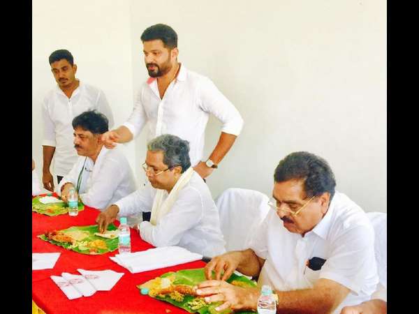 ಸಿದ್ದರಾಮಯ್ಯ ಮಾಂಸಾಹಾರ ಸೇವಿಸಿ ದೇಗುಲ ಪ್ರವೇಶ