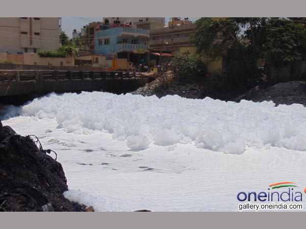 ಕೆರೆ ನೀರು ನಿಲ್ಲಿಸಿ ಸೇತುವೆ ನಿರ್ಮಾಣ: