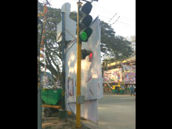 ಫ್ಲೆಕ್ಸ್ ಗಳ ಮುದ್ರಣ ಮಳಿಗೆಗಳ ಮೇಲೆ ಅಧಿಕೃತವಾಗಿ ದಾಳಿ ನಡೆದಿಲ್ಲ
