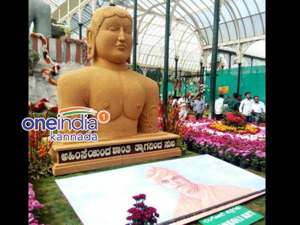 ಉದ್ಯಾನ ಆಯ್ದ ಭಾಗಗಳಲ್ಲಿ ಸಿರಿಧಾನ್ಯ ಬಾಹುಬಲಿ