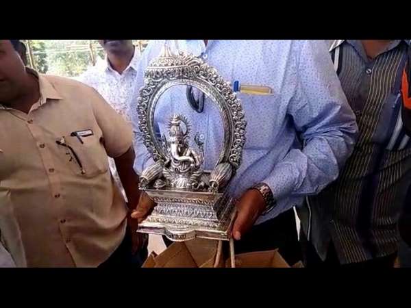 ಮೋದಿಗೆ ಉಡುಗೊರೆಯಾಗಿ 3 ಕೆ.ಜಿ ತೂಕದ ಬೆಳ್ಳಿ ಗಣಪ