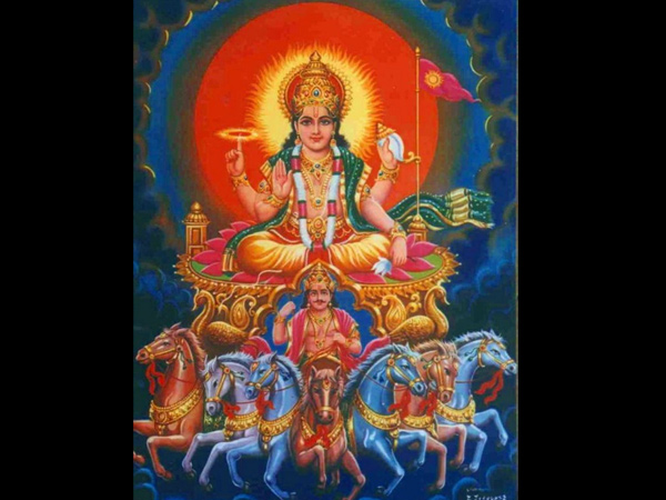 ಸೂರ್ಯದೇವನಿಗೆ ನೀರನ್ನು ಇಡಿ