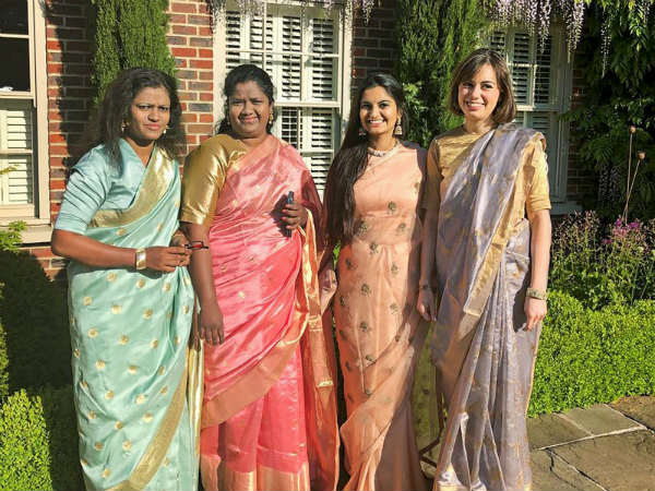 ವಿಂಡ್ಸರ್ ನಲ್ಲಿ ಸೀರೆಯುಟ್ಟ ನಾರಿಯರು