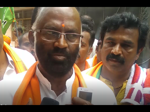 ಬಿಜೆಪಿ ಅಭ್ಯರ್ಥಿ ಎಂ ಲಕ್ಷ್ಮೀನಾರಾಯಣ