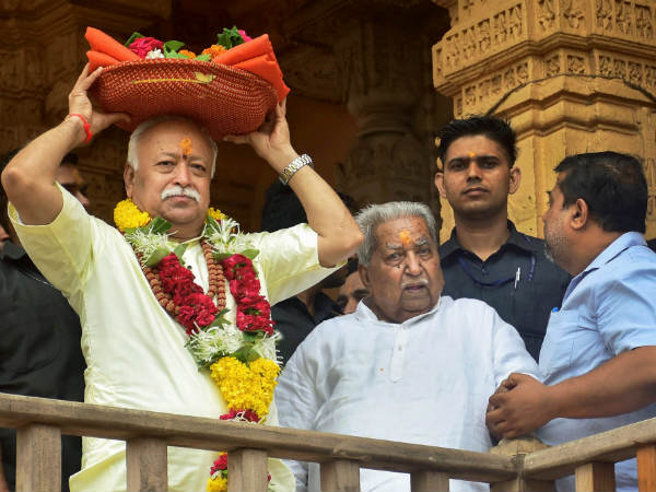 ಮೋಹನ್ ಭಾಗವತ್ ಸೋಮನಾಥ ದೇವಸ್ಥಾನಕ್ಕೆ ಭೇಟಿ