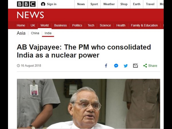 ಭಾರತಕ್ಕೆ ಪರಮಾಣು ಶಕ್ತಿ ತುಂಬಿದಾತ-ಬಿಬಿಸಿ