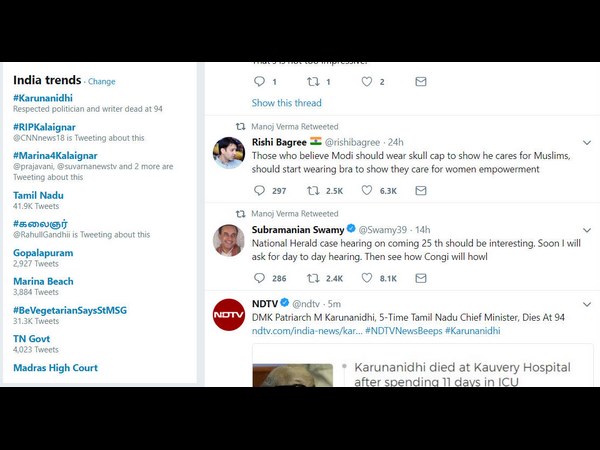 ಇಂಡಿಯಾ ಟ್ರೆಂಡಿಂಗ್ ನಲ್ಲೂ ಟಾಪ್