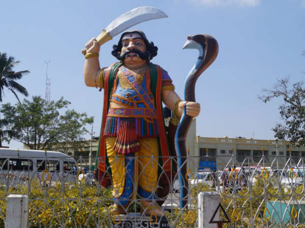 ಮಹಿಷಾಸುರ ಸಂಹಾರದ ಚಿತ್ರಣ