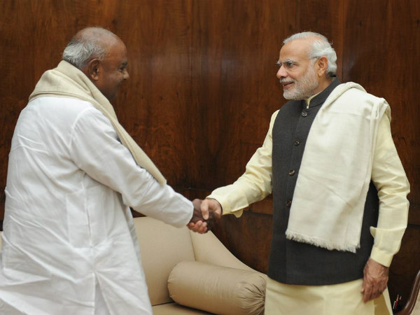 ದೇವೇಗೌಡ ವಿಥ್ ನರೇಂದ್ರ ಮೋದಿ