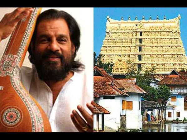 ಖ್ಯಾತ ಗಾಯಕ ಮತ್ತು ದೇವಾಲಯದ ಪರಮಭಕ್ತ ಕೆ ಜೆ ಯೇಸುದಾಸ್