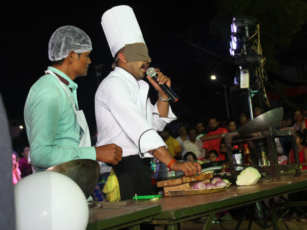 ಏಳು ವರ್ಷದಿಂದ ನಡೆದಿದೆ ಕಣ್ಣಿಗೆ ಕಟ್ಟಿಕೊಂಡು ಅಡುಗೆ