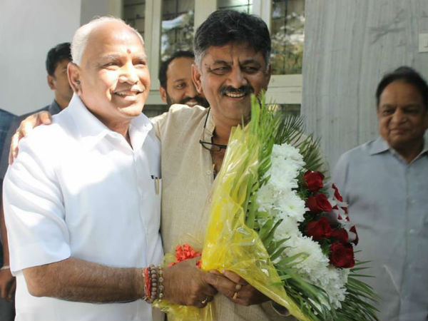 ಯಡಿಯೂರಪ್ಪ, ಡಿಕೆಶಿ