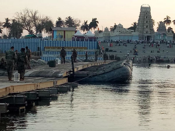 ತಾತ್ಕಾಲಿಕ ಸೇತುವೆ ನಿರ್ಮಾಣ